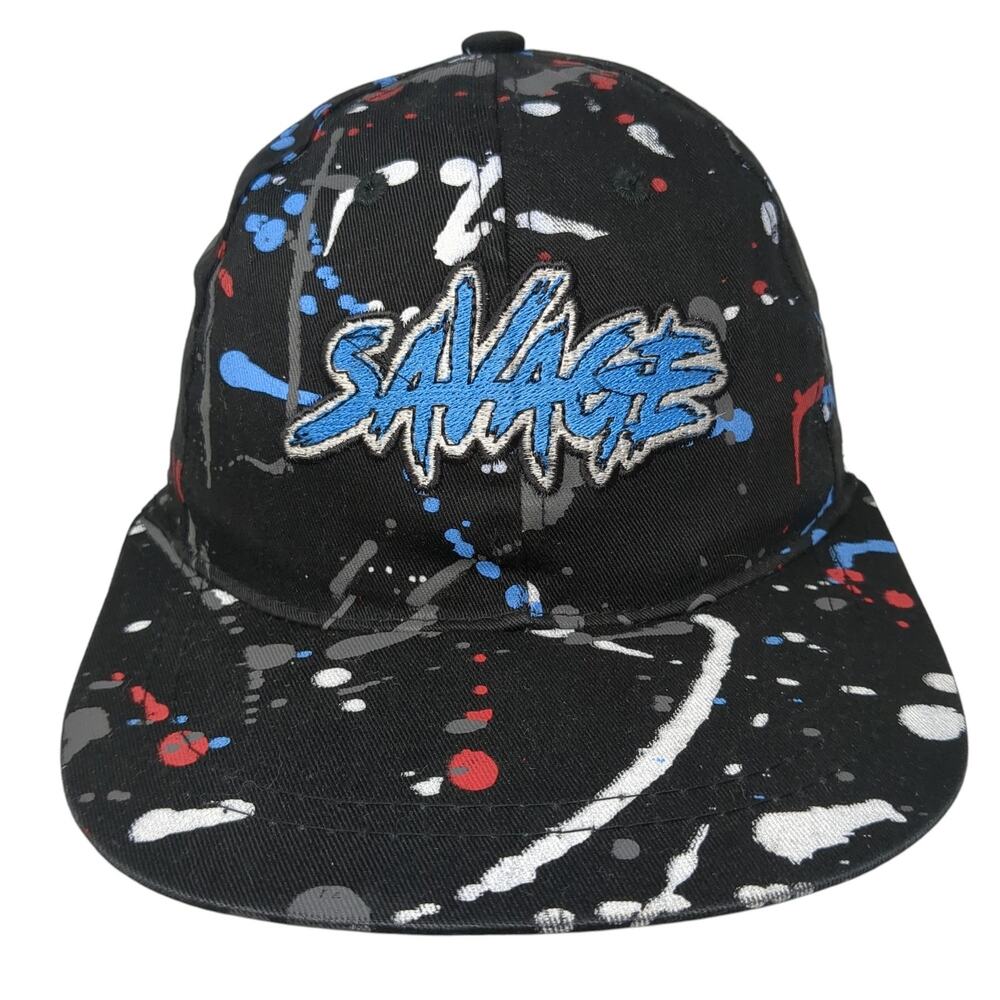 Savage Snapback Cap Multicolor One Size Adjustable Embroidered Prime Threads